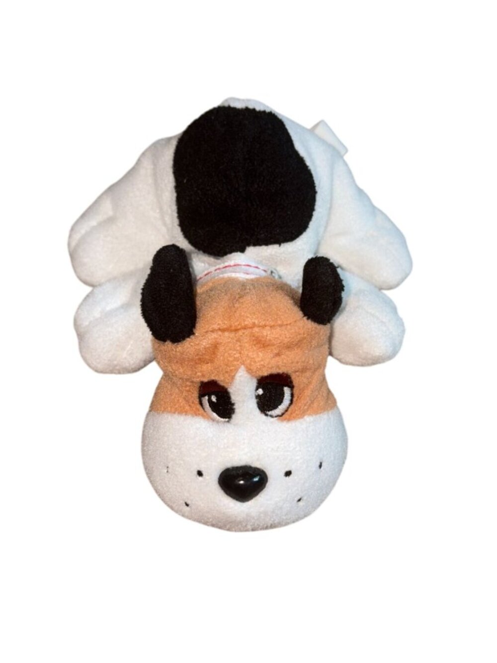 Pound Puppies Plush Dog Black Brown White  2007-7 inch-Fair